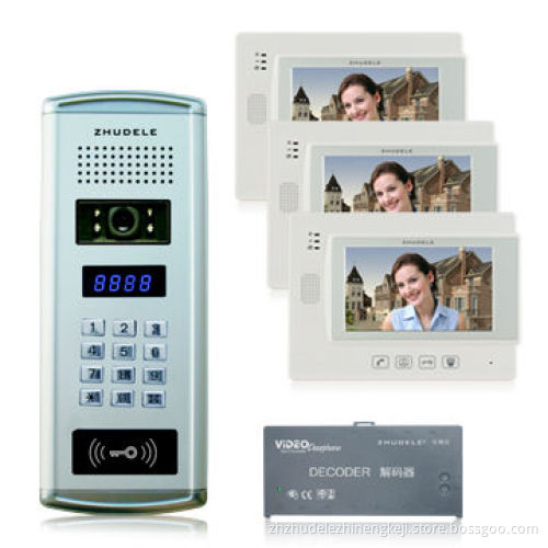 7-inch Indoor Monitor for Multi-apartment